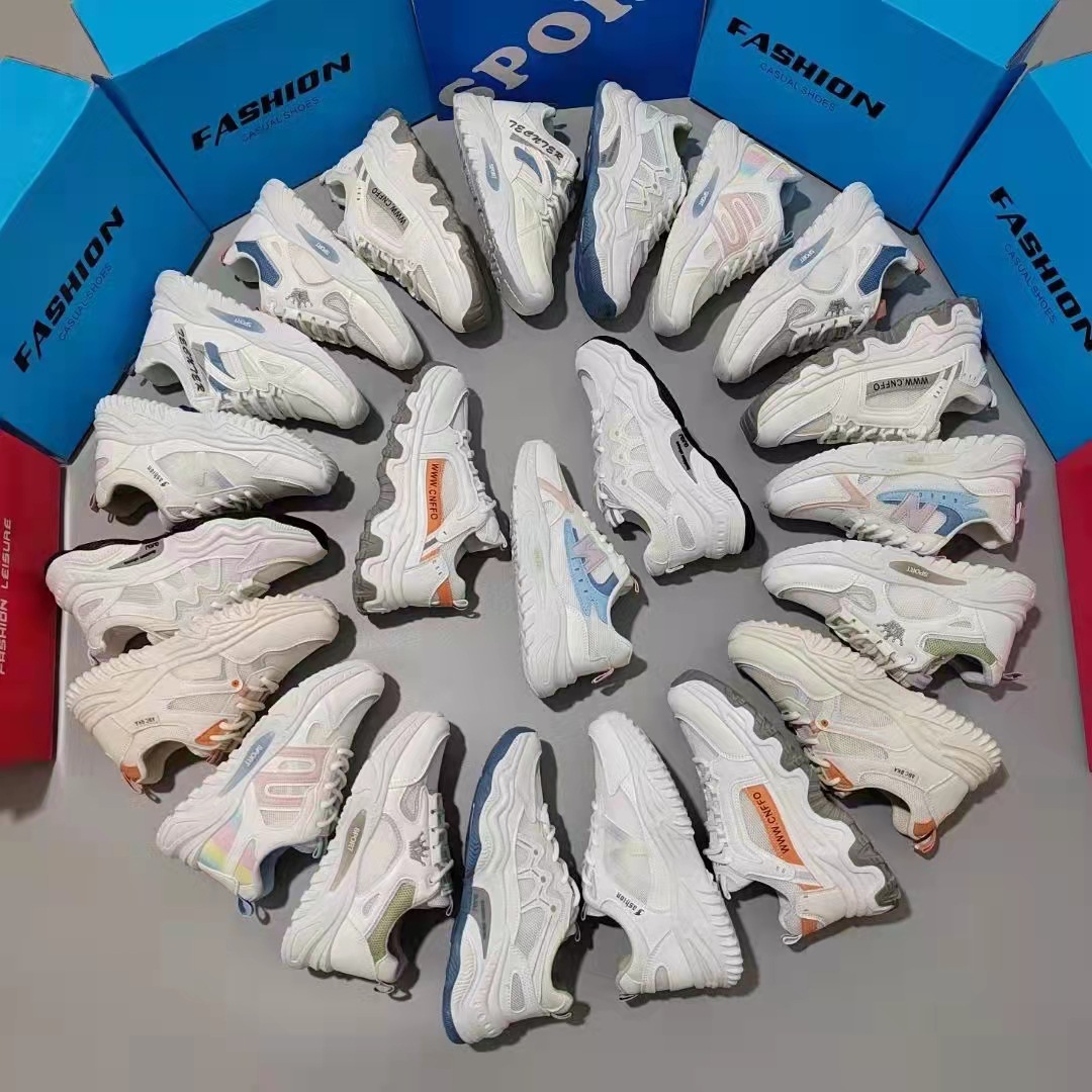 莆田老爹女鞋低价促销断码尾货库存鞋电商跑江湖夜市摆地摊货源鞋