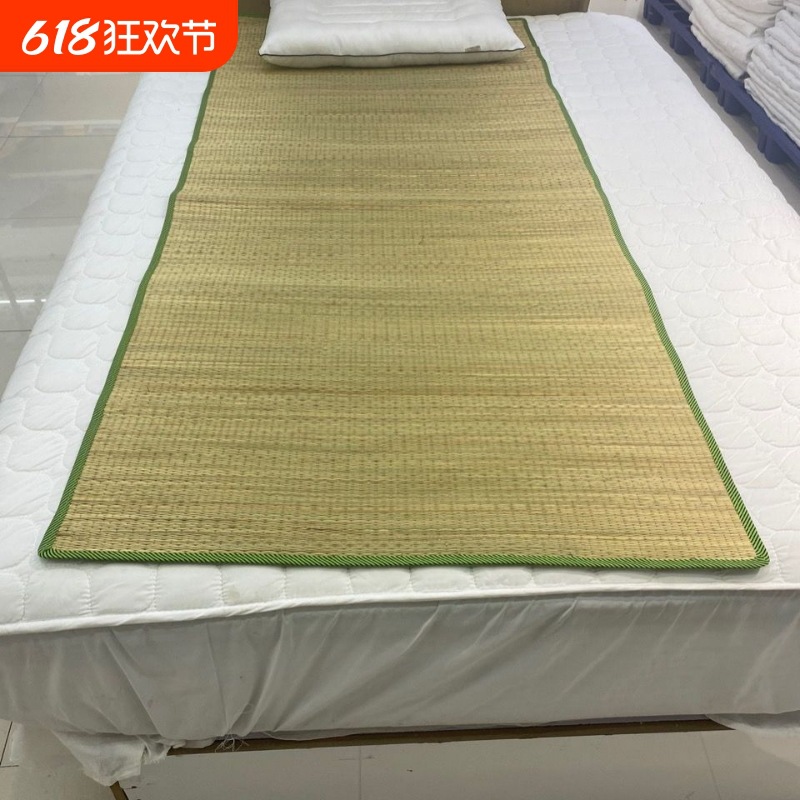 学生宿舍直筒0.8米宽草席老式夏季草席天然1.5m加厚1.2m家用单人