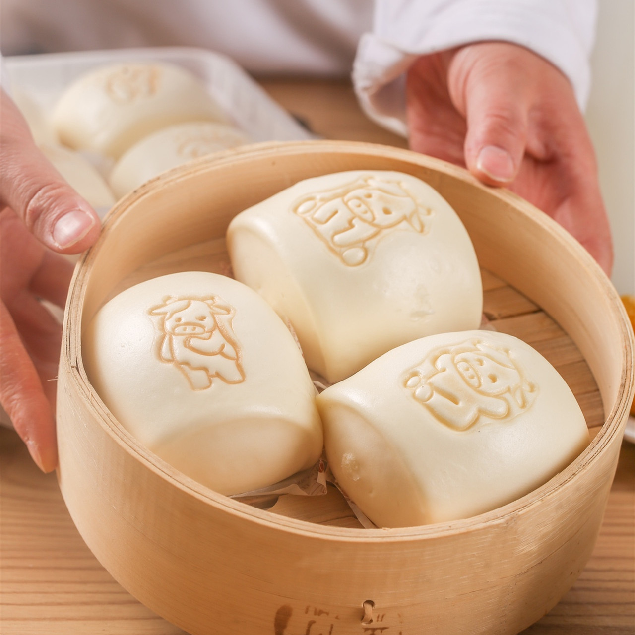 【顺丰快递】牛小白.牛奶馒头4袋*6只*50g