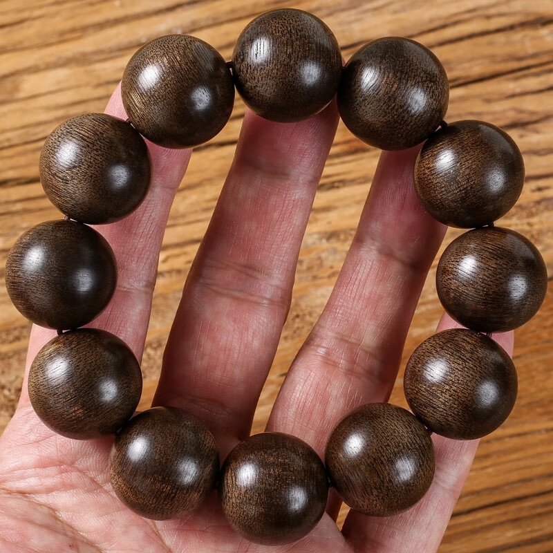 印尼达拉干沉香手串男老料密油野生沉香木奇楠佛珠 108颗女士手链