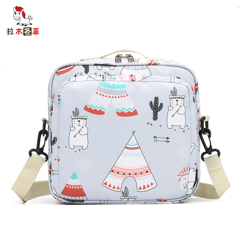 2023 New Baby Baby Diapers Storage Bag Portable Diaper Bag Large Diaper Bag Single-Shoulder Mommy Bag Diaper Bag