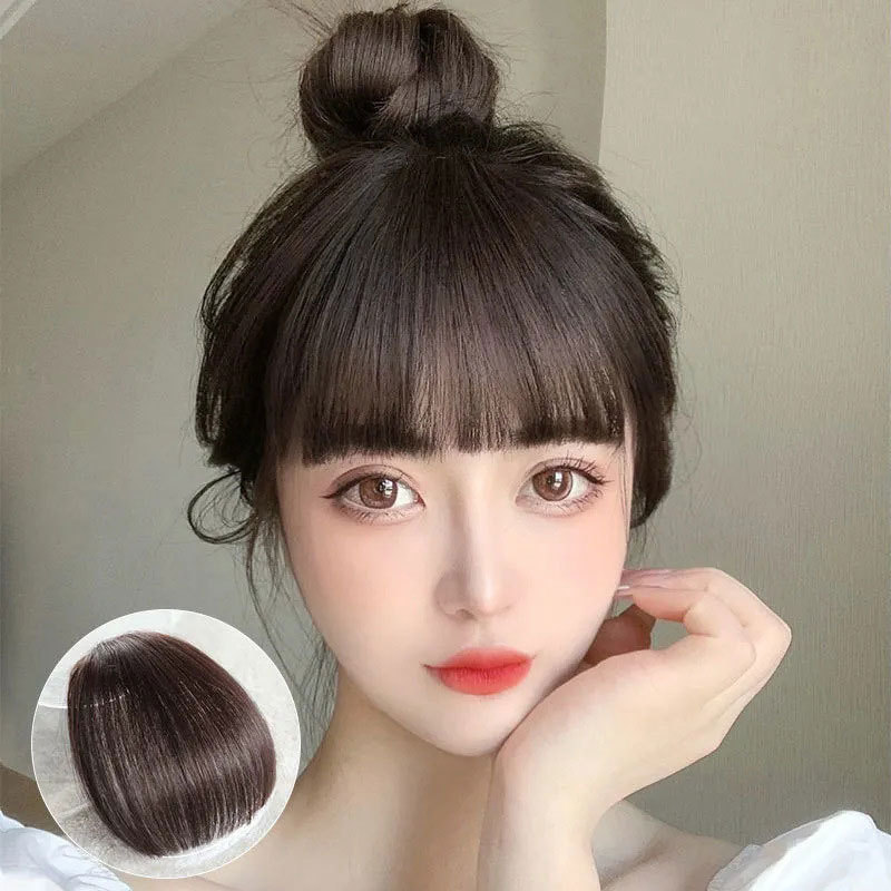 acag新款刘海假发蓬松假发发片韩国流行假发学生假发-阿里巴巴
