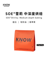 KNOW知秋咖啡 SOE雪莉 阿拉比卡精品咖啡豆新鲜烘焙200g/454g