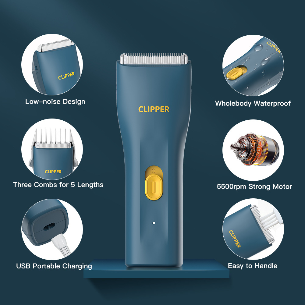 Amazon Electric Hair Clipper Trim Shaving Pubic Hair Men Clippers Push Hair Electric Hair Cutter Hairdressing Household Egg Private