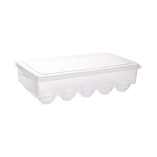 鸡蛋收纳盒冰箱密封鸡蛋托包装盒户外防震专用蛋盒盒带盖塑料盒子