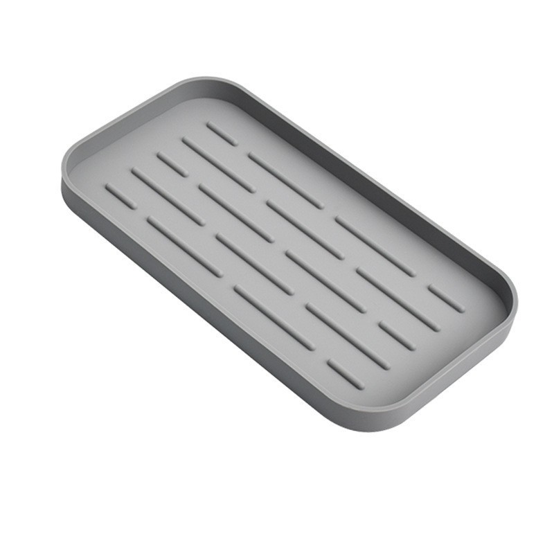 Silicone Drain Holder Water Draining Pad Cross-Border Hot Products Kitchen Bathroom Storage Rack Non-Slip Water Control Soap Mat