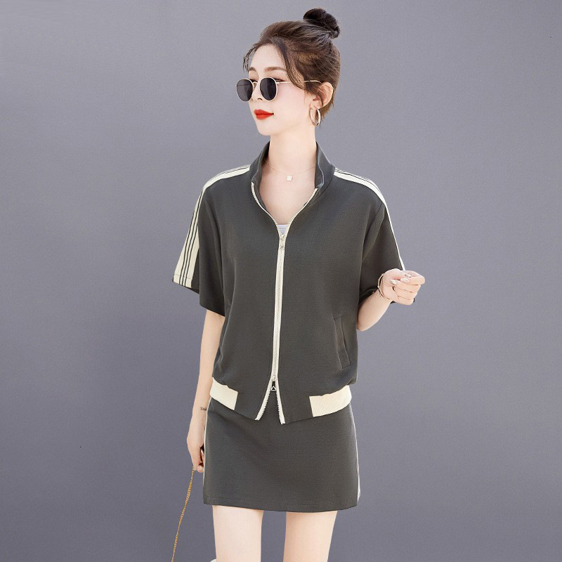 套装女夏装搭配一整套2024新款小个子时尚休闲洋气减龄女装两件套