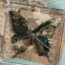 蝴蝶机械机械蝴蝶物种昆虫diy盲零件模型手工diy材料摆件装饰