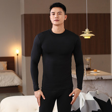 保暖内衣男套装发热纯棉毛衫秋衣秋裤加绒薄款打底衣中高领