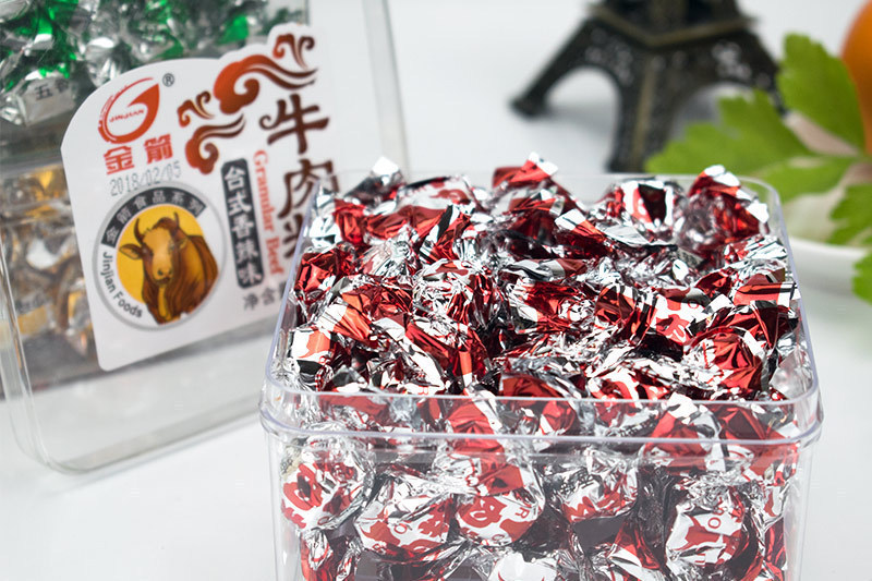 金箭牛肉粒105g 沙嗲味五香味香辣味牛肉零食送礼办公室休闲零食