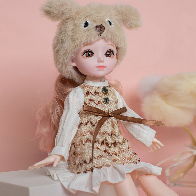 bjd6分娃衣30厘米娃娃可爱时尚换装裙子依甜芭比娃娃衣服现货批发