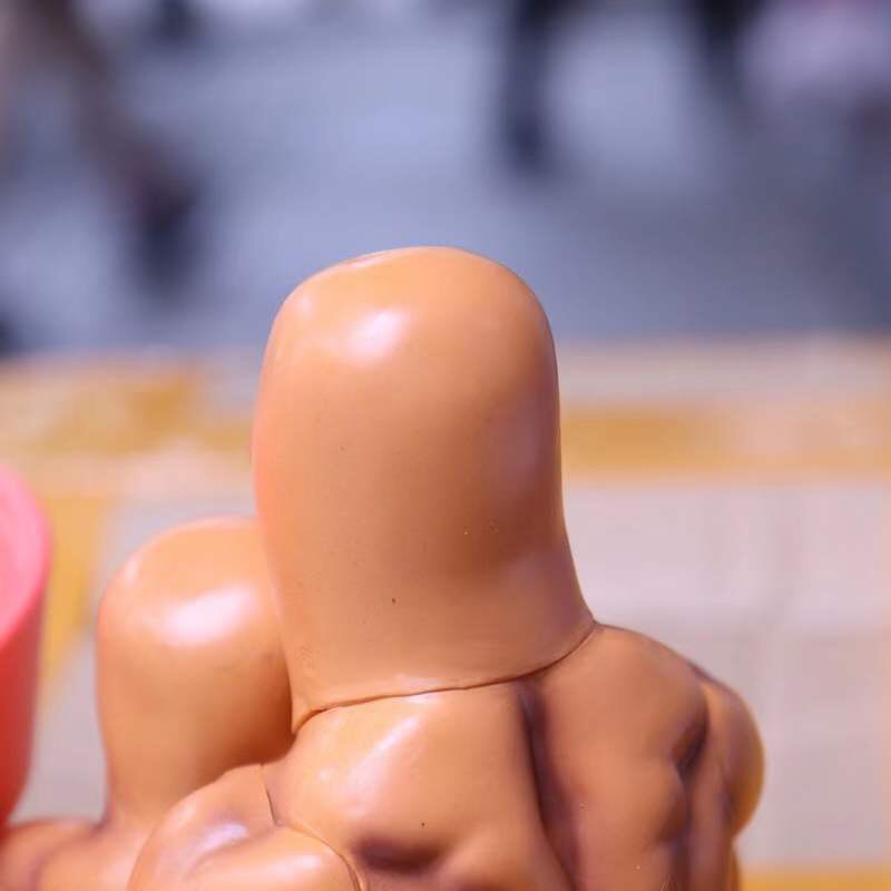 动漫批发 抖音网红肌肉男猛男地鼠三兄弟 q版公仔 模型盒装摆件