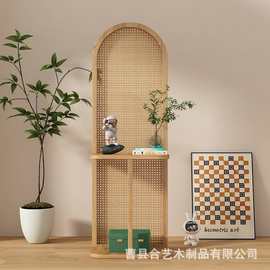实木屏风隔断玄关折屏座屏客厅办公室隔断新中式玄关屏风隔断