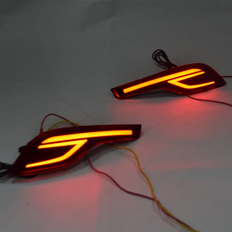 适用于本田crv后杠灯17-18年款 crv刹车灯 新五代crv尾灯 后雾灯