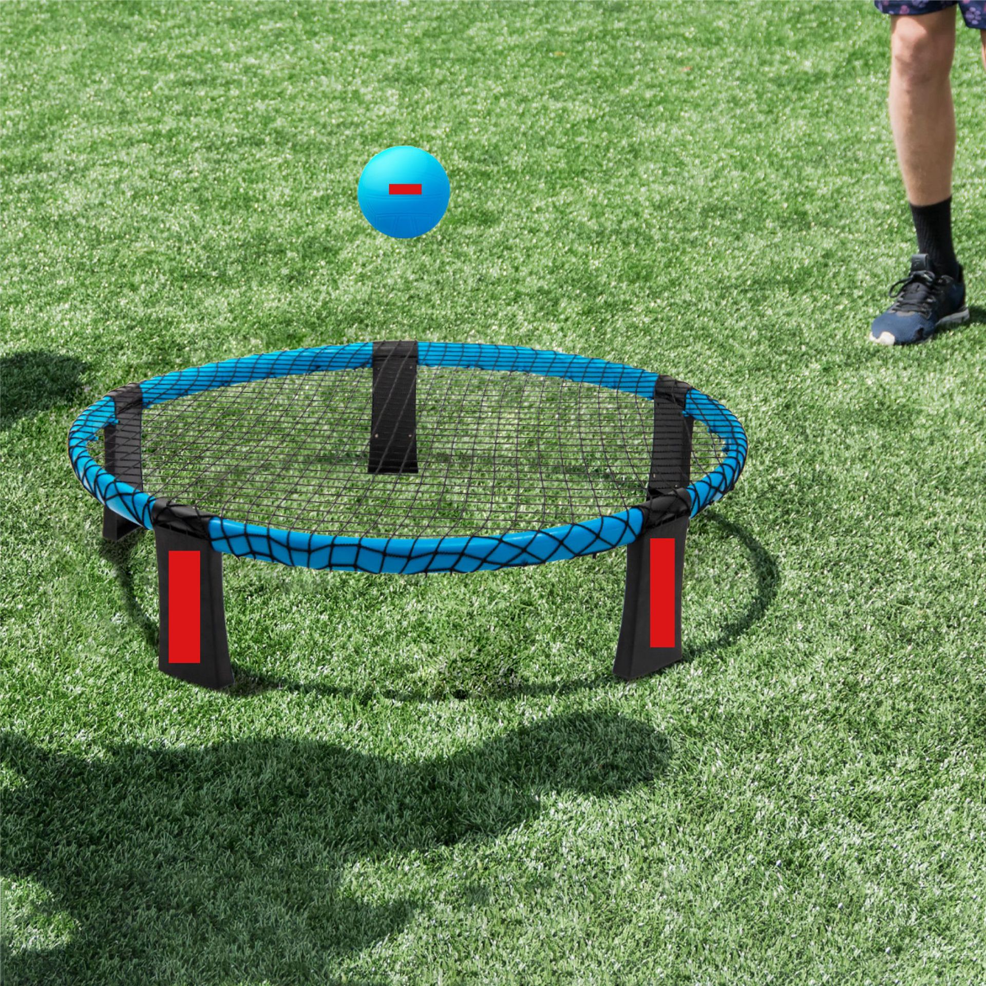 厂家 跨境spikeball pvc沙滩扣球 迷你 充气反弹 跳球 排球套装