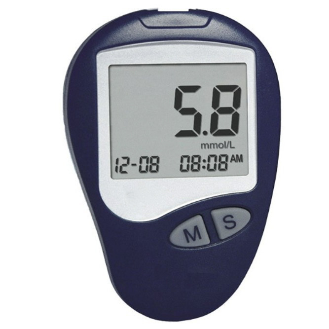 血糖仪外贸英文版blood glucose monitor 免调码血糖测试仪套25片