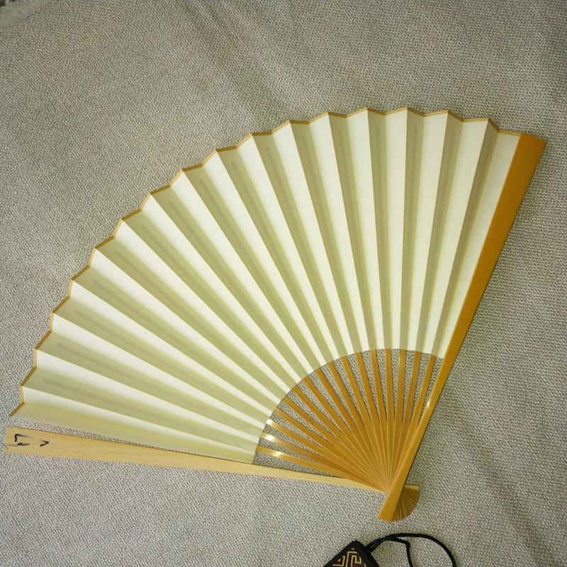 苏工暗钉玉竹折扇文玩扇子7寸8寸9寸寸空白扇面蓝 黑 洒金扇面