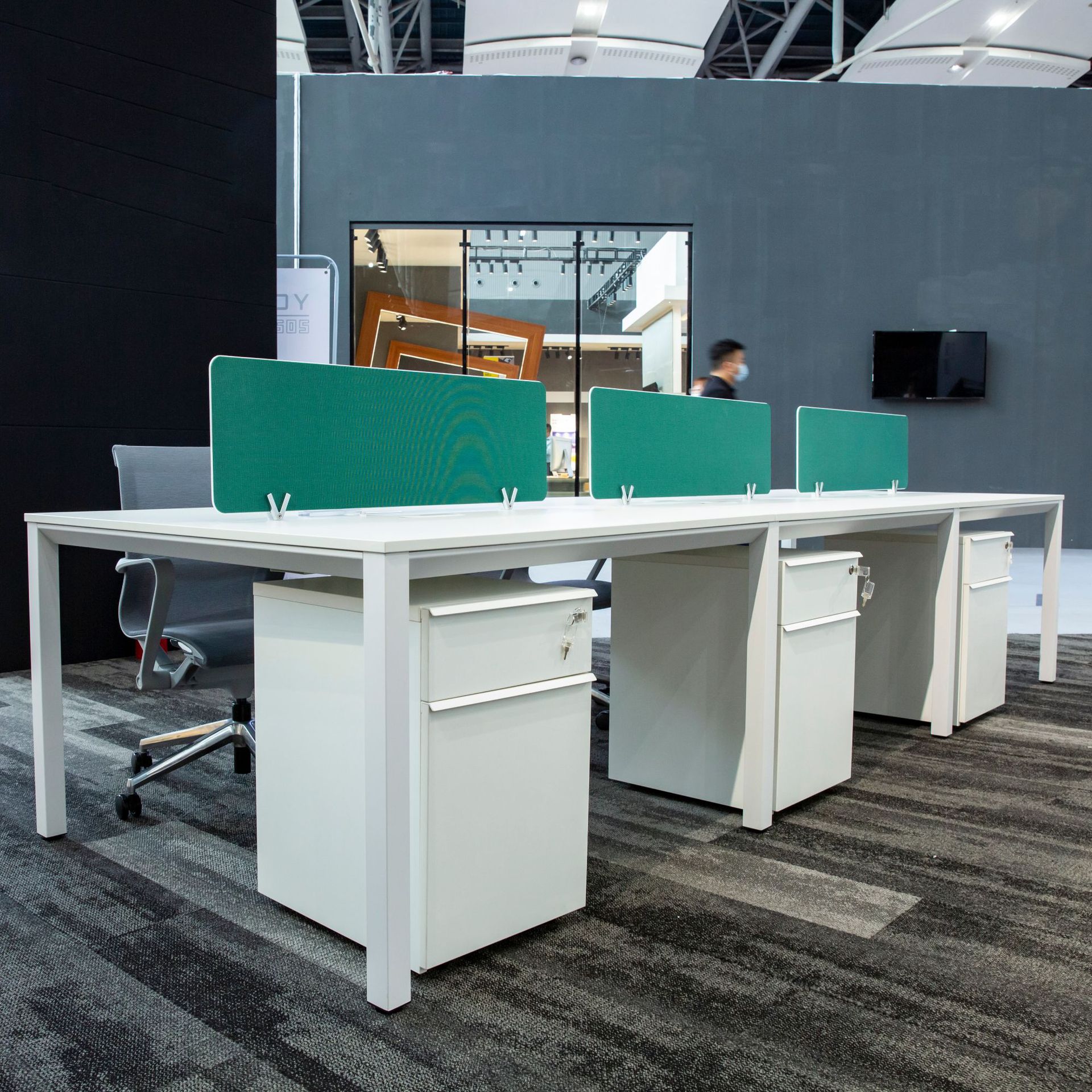 6人4人组合员工屏风办公桌开放式简约现代经济电脑桌程序员办公桌