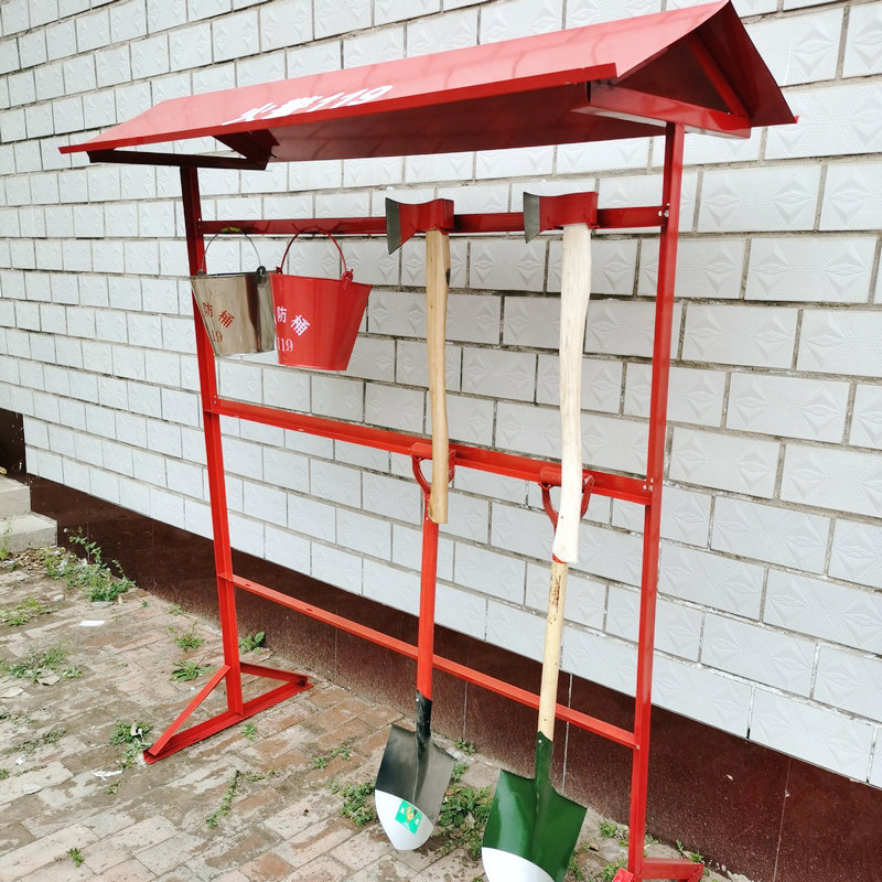 消防器材单排架 消防工具架批发 工地用单双排架消防器材挂架