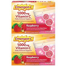 Emergen-C 1000mg Vitamin C Powder， with Antioxidants， B V