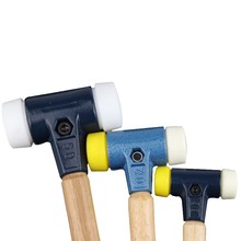 工业橡胶锤橡皮锤子工具安装锤小尼龙塑料大号榔头无弹力门随之行