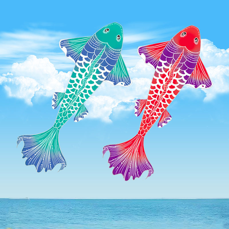 National Fashion Koi Kite Adults and Children Breeze Easy to Fly 2023 New Large Kun-Peng Style