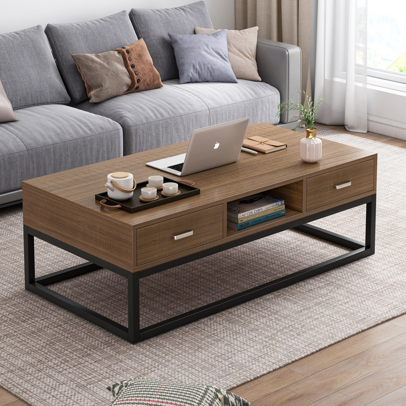 茶几简约现代小户型茶桌客厅家用铁艺小桌子简易多功能创意茶几桌