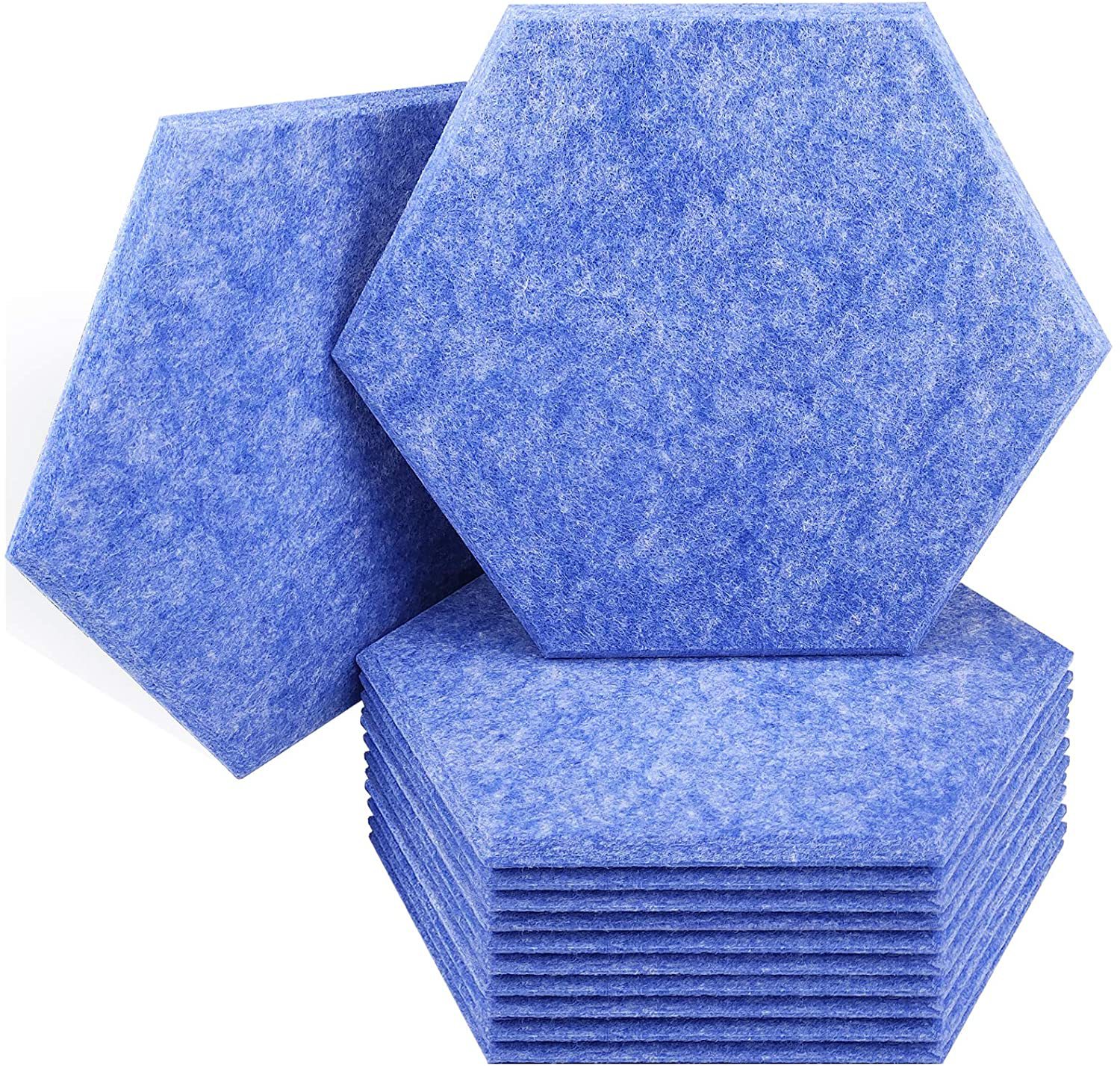 外贸专供创意六边形隔音板墙贴毛毡板各种尺码