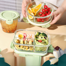 带饭餐盒上班族玻璃饭盒微波炉加热专用碗学生便当保鲜盒分隔