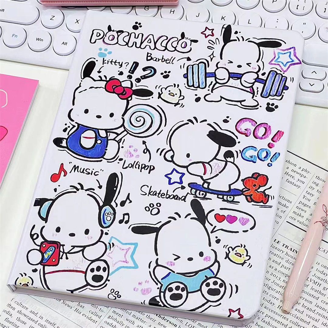 可爱三丽鸥帕恰狗印花笔记本a5硬壳超厚学生横线作业本手账记事本