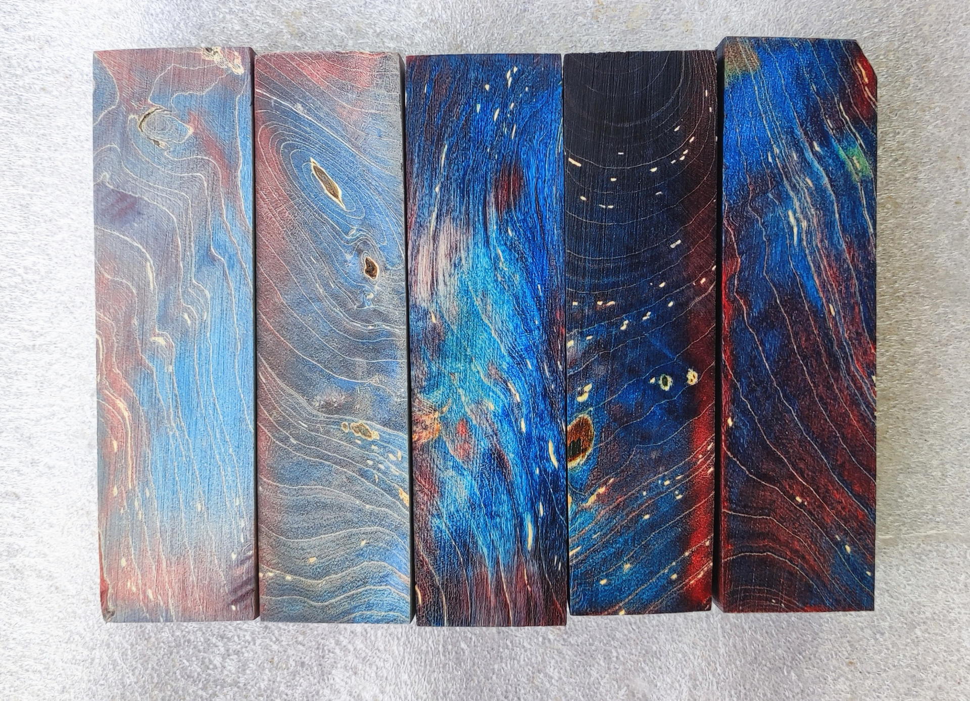 40x40x150mm 波纹木&枫木虎纹 稳定木料 固化木-阿里巴巴