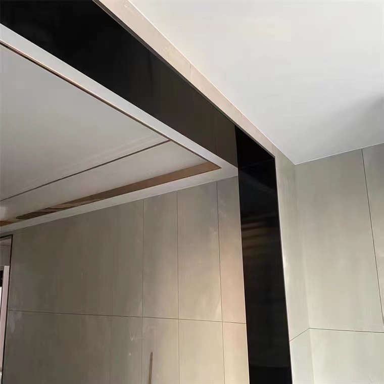 不锈钢门套 阳台垭口拱形门框包边收口装饰线条踢脚线304家用哑光