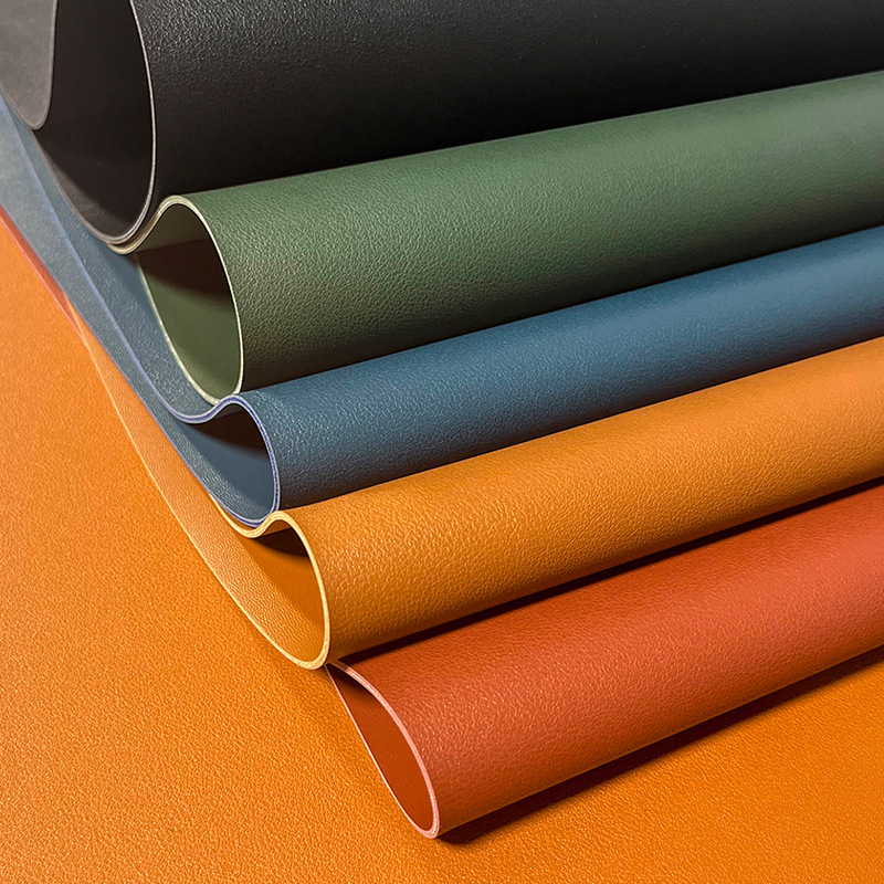 8pvc人造革复古色系细纹pvc皮革 服饰家居箱包汽车内饰现货