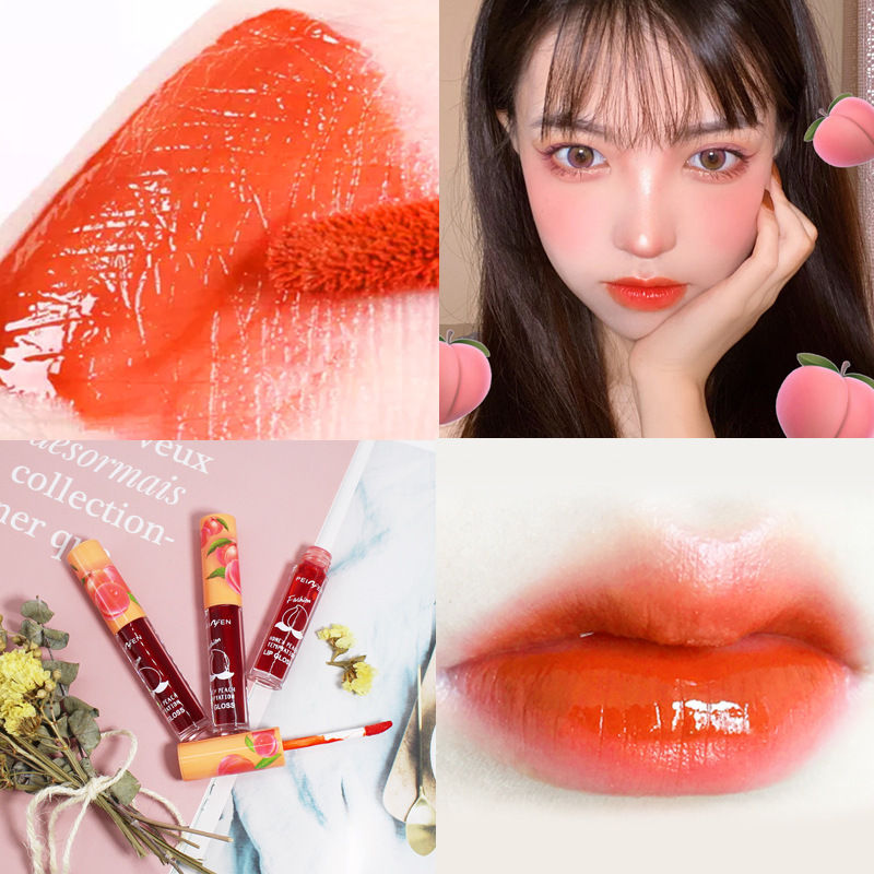源头工厂水光镜面唇釉滋润丰唇染唇液防水不沾杯唇彩咬唇妆嘟嘟唇