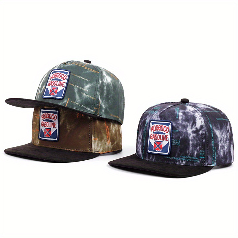 cross-border e-commerce men‘s and women‘s flat-brimmed cap street embroidery pattern hip hop hat baseball cap