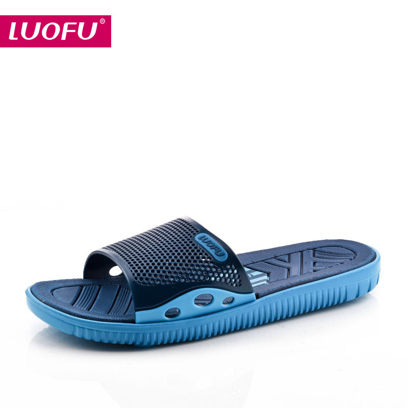 luofu luofu2023 new slippers home outdoor hollow slippers double ribbon comfortable lightweight slippers wholesale