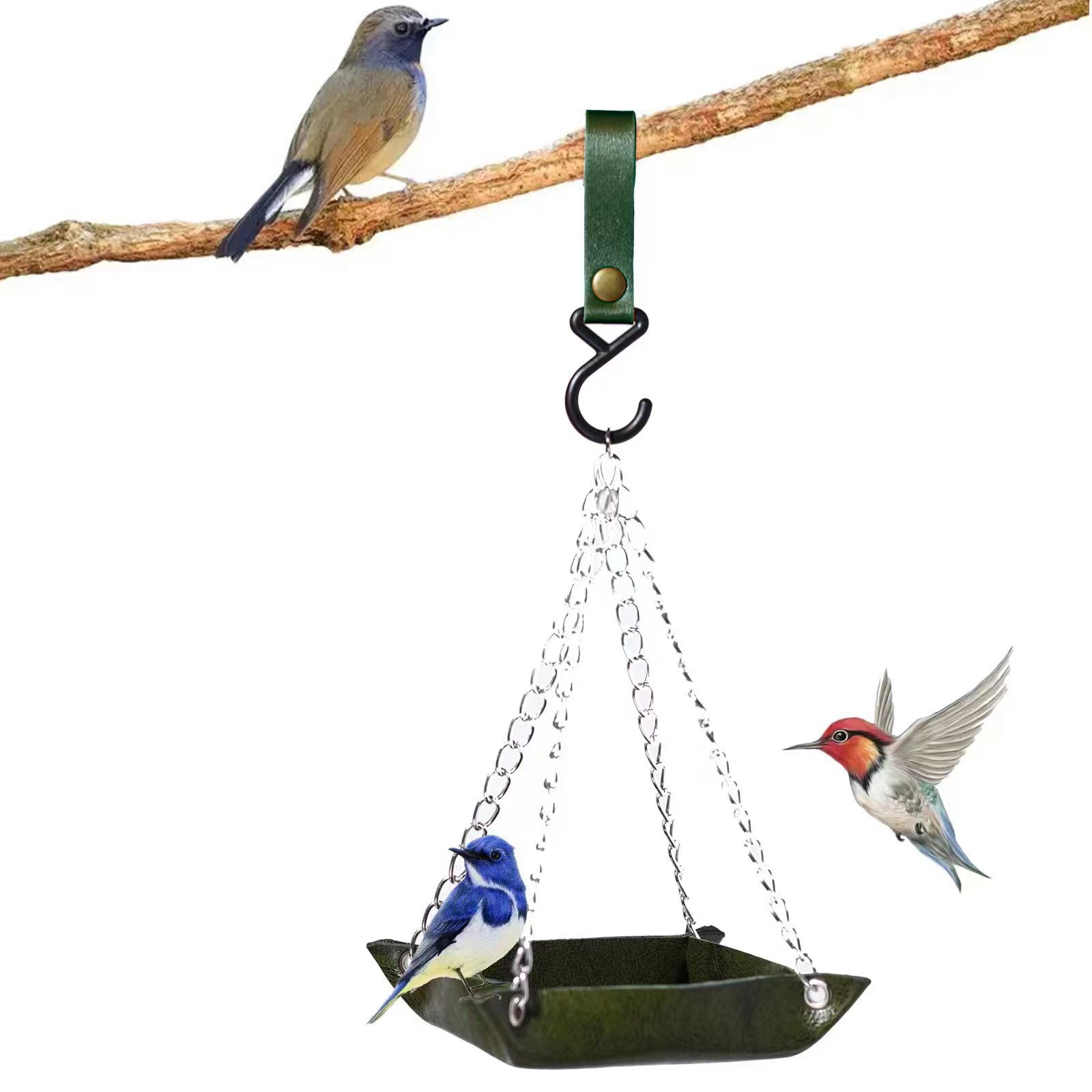 Cross-Border Bird Feeder Hummingbird Feeder Hummingbird Feeders Outdoor Courtyard Hanging Bird Feeder