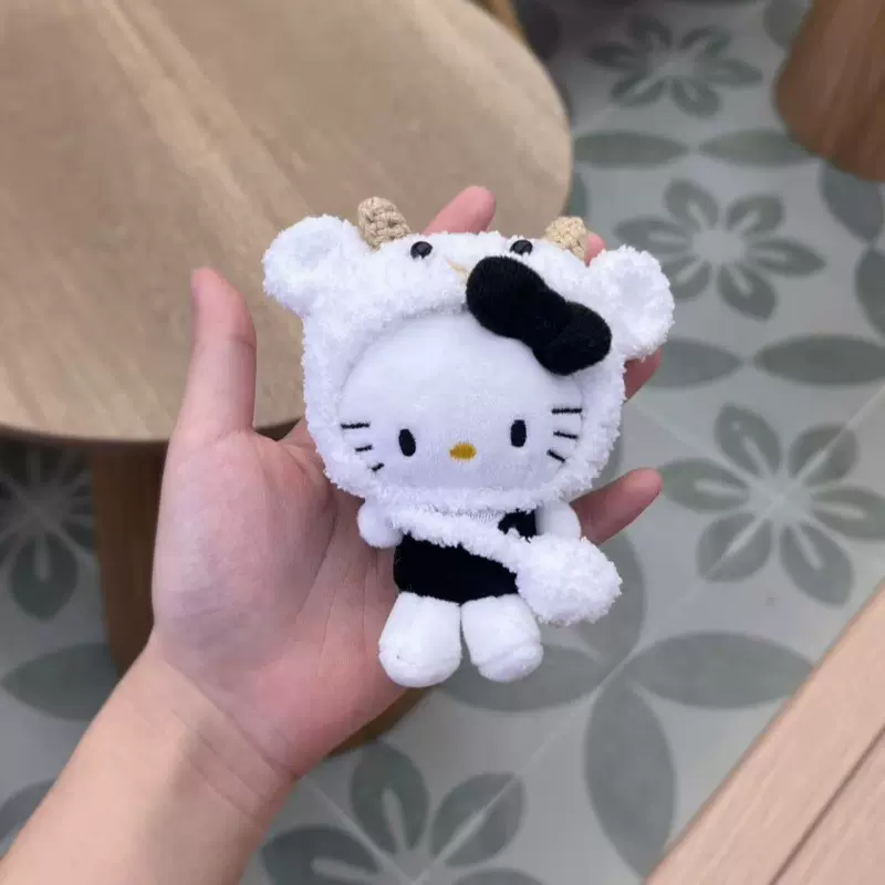 kitty娃衣kt娃衣可爱娃衣头套包包挂件治愈hellokitty猫毛绒玩偶
