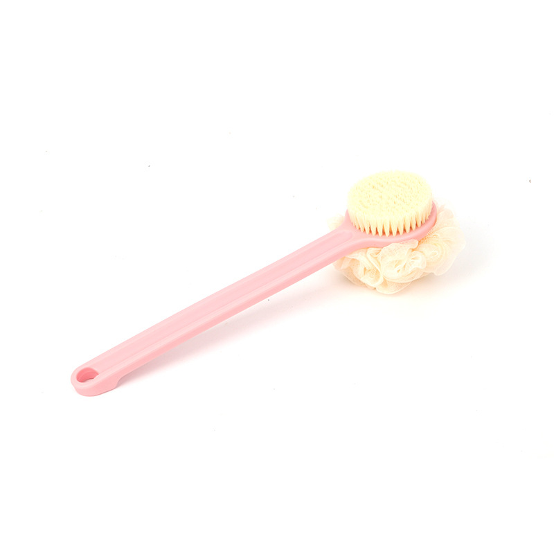 Bath Body Brush Exfoliating Cleaning Brush Non-Printed Long Handle Bath Brush Soft Fur Back Artifact Bath Brush Factory