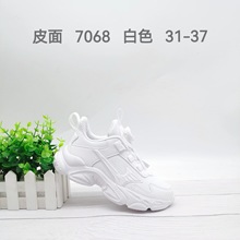 2023咔菲猫4季旋转扣运动休闲男女童跑步鞋韩版潮鞋小白鞋校鞋