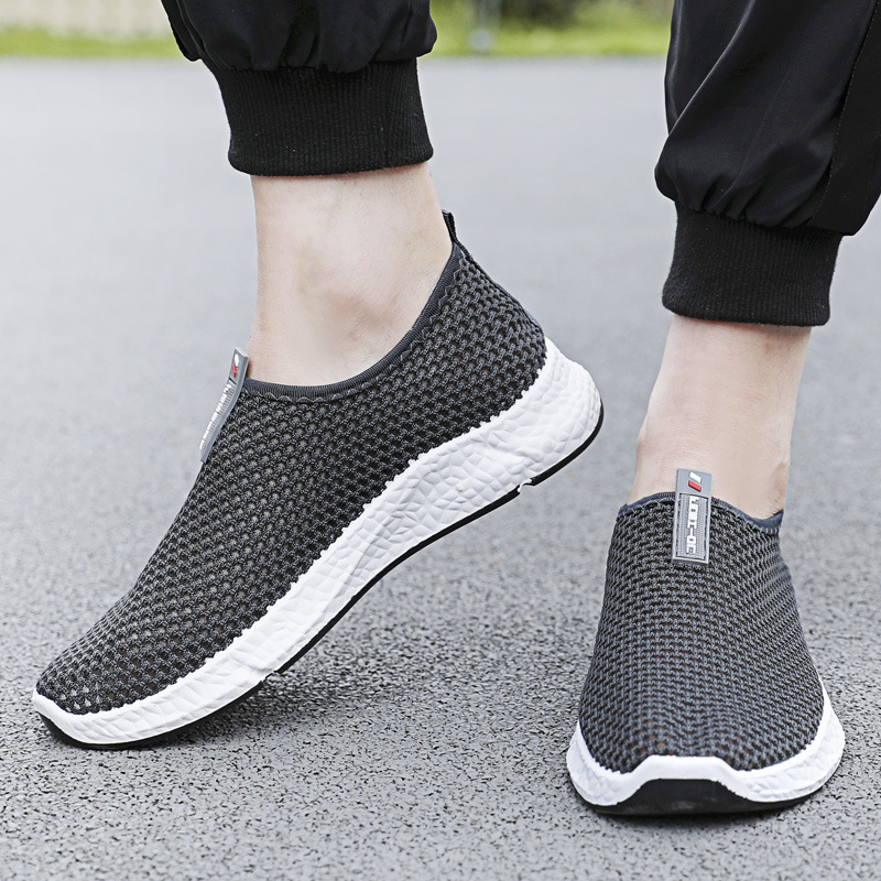 Men's Shoes Summer 2023 Mesh Breathable Casual Versatile Sneaker Men's Mesh Shoes Mesh Low-Cut Shoes Wholesale