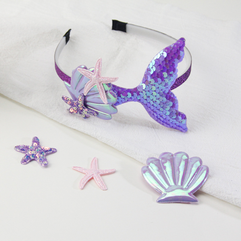 Diy Mermaid Tail Theme Cake Decoration Accessories Birthday Theme Fish Tail Inserts Material Mermaid Accessories
