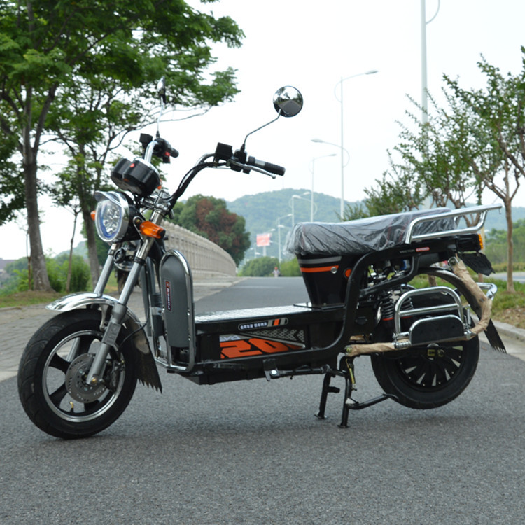 天能王拉客载人电动车72v载重王载货电瓶车大力神长跑王锂电