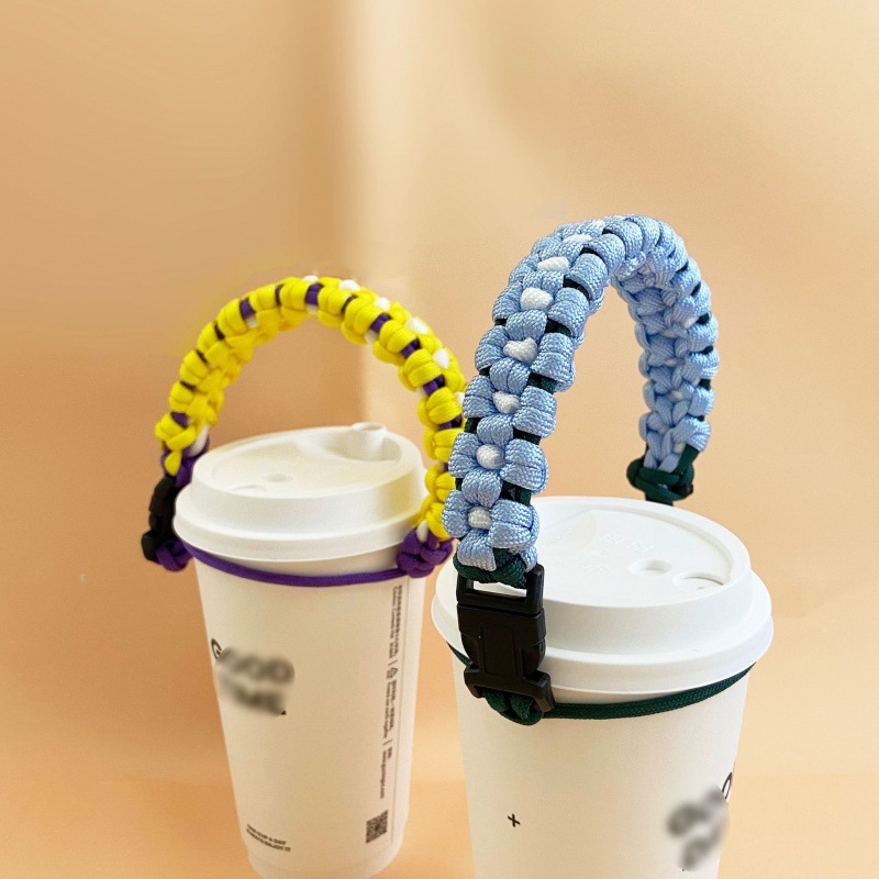 亚马逊hydroflask大口太空壶杯绳保温杯手提绳水杯拎绳手提带伞绳