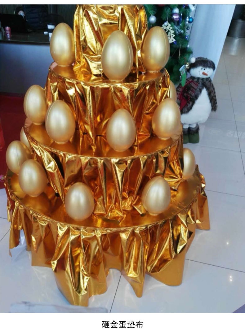 金布包柱子包树布裹树缠绕金箔布的装饰方柱圆柱客厅商场节日布置
