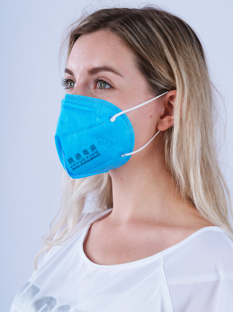 工业防尘口罩n90劳保防护折叠式锦绣粤兴kn90口罩头戴式9600现货