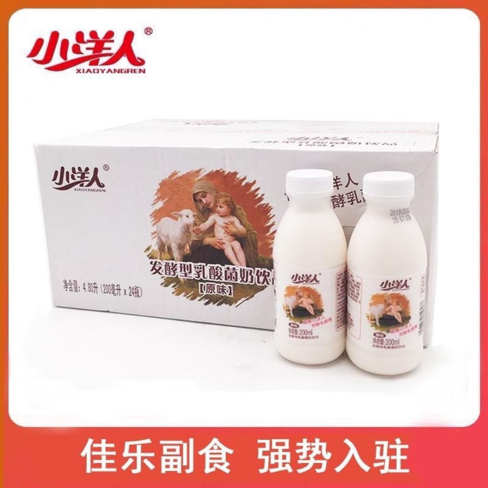 小洋人发酵乳酸菌原味饮品200ml*12瓶包邮包邮