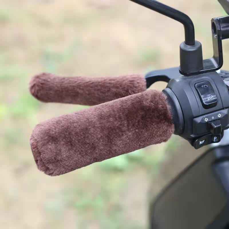 电动摩托车手把套冬季保暖加厚电瓶车手套防水防风电车棉把套护手