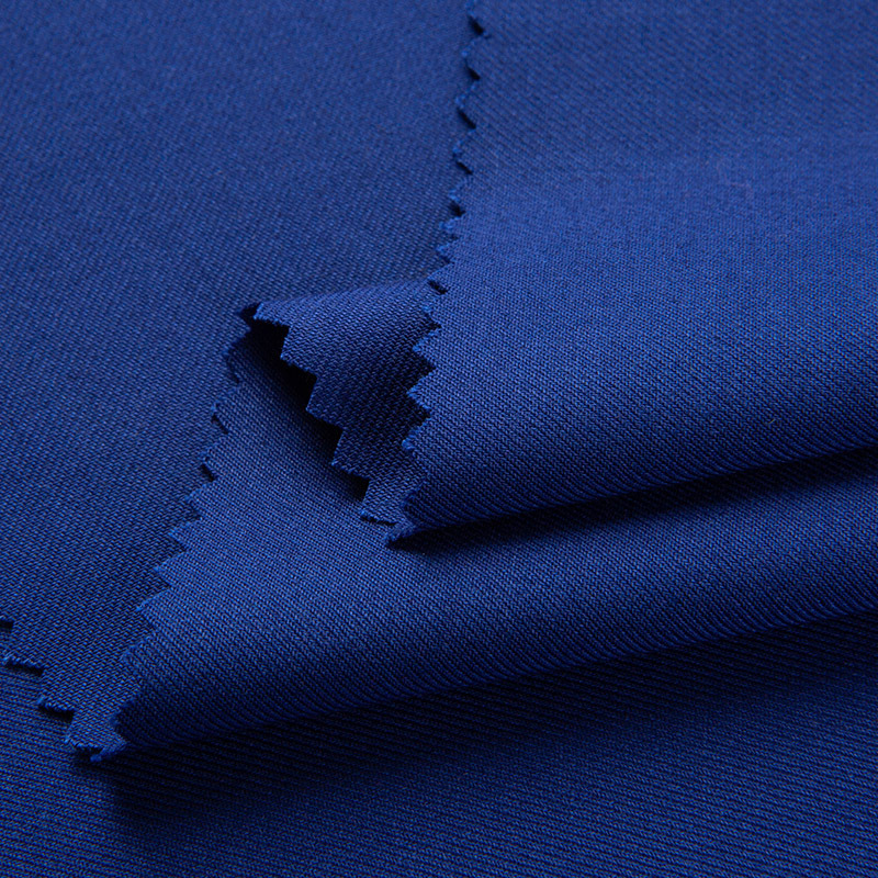 tr双面哔叽,职业装面料,藏兰宝兰色哔叽,学生装面料,制服面料