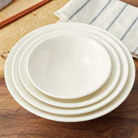 斗碗陶瓷面碗 山西怀仁日用餐具碗碟盘套装 工厂直供大口径汤碗